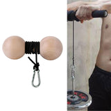 Maxbell Wooden Wrist and Forearm Strengthener Ball Shaped Arm Strength Training Tool Size S