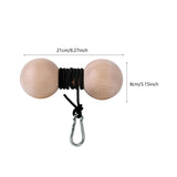 Maxbell Wooden Wrist and Forearm Strengthener Ball Shaped Arm Strength Training Tool Size M