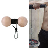 Maxbell Wooden Wrist and Forearm Strengthener Ball Shaped Arm Strength Training Tool Size M