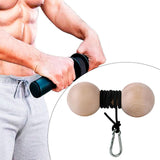 Maxbell Wooden Wrist and Forearm Strengthener Ball Shaped Arm Strength Training Tool Size M