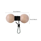 Maxbell Wooden Wrist and Forearm Strengthener Ball Shaped Arm Strength Training Tool Size L