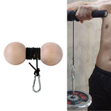 Maxbell Wooden Wrist and Forearm Strengthener Ball Shaped Arm Strength Training Tool Size L