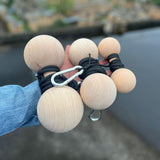 Maxbell Wooden Wrist and Forearm Strengthener Ball Shaped Arm Strength Training Tool Size L