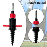 Maxbell Beach Umbrella Base Pole Stand Feather Flag Pole Stake for Park Garden Grass