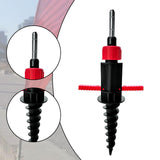 Maxbell Beach Umbrella Base Pole Stand Feather Flag Pole Stake for Park Garden Grass