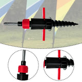 Maxbell Beach Umbrella Base Pole Stand Feather Flag Pole Stake for Park Garden Grass