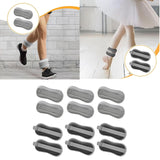 Maxbell 2 Pieces Ankle Weights Workout Leg Weight Straps for Pilates Walking Fitness gray 0.3KG