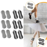 Maxbell 2 Pieces Ankle Weights Workout Leg Weight Straps for Pilates Walking Fitness gray 0.3KG