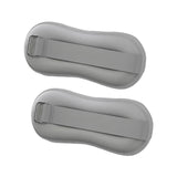 Maxbell 2 Pieces Ankle Weights Workout Leg Weight Straps for Pilates Walking Fitness gray 0.3KG
