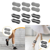 Maxbell 2 Pieces Ankle Weights Workout Leg Weight Straps for Pilates Walking Fitness gray 0.3KG