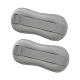 Maxbell 2 Pieces Ankle Weights Workout Leg Weight Straps for Pilates Walking Fitness gray 0.75KG