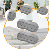 Maxbell 2 Pieces Ankle Weights Workout Leg Weight Straps for Pilates Walking Fitness gray 0.75KG