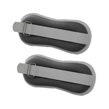 Maxbell 2 Pieces Ankle Weights Workout Leg Weight Straps for Pilates Walking Fitness black 0.3KG