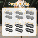 Maxbell 2 Pieces Ankle Weights Workout Leg Weight Straps for Pilates Walking Fitness black 0.3KG