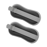 Maxbell 2 Pieces Ankle Weights Workout Leg Weight Straps for Pilates Walking Fitness black 0.75KG