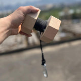 Maxbell Arm Wrestling Training Device Wood Hand Gripper Strength Workout for Fitness