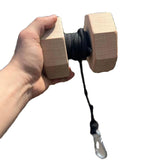 Maxbell Arm Wrestling Training Device Wood Hand Gripper Strength Workout for Fitness