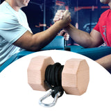 Maxbell Arm Wrestling Training Device Wood Hand Gripper Strength Workout for Fitness