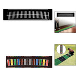 Maxbell Golf Putting Mat Aid Training Home Improving Skills Velvet Mat Game Practice White