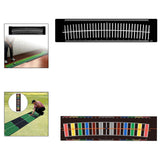 Maxbell Golf Putting Mat Aid Training Home Improving Skills Velvet Mat Game Practice White