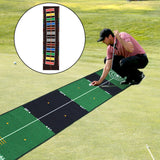 Maxbell Golf Putting Mat Aid Training Home Improving Skills Velvet Mat Game Practice Multicolor