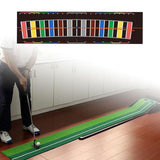 Maxbell Golf Putting Mat Aid Training Home Improving Skills Velvet Mat Game Practice Multicolor
