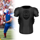 Maxbell Men Padded Proctective Shirt Chest Rib Protector for Games Outdoor L