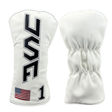 Maxbell Golf Club Cover Anti Scratch Equipment for Women Portable Protection L White Black Text