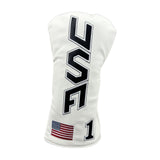 Maxbell Golf Club Cover Anti Scratch Equipment for Women Portable Protection L White Black Text