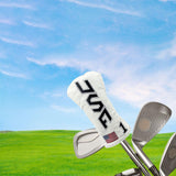 Maxbell Golf Club Cover Anti Scratch Equipment for Women Portable Protection L White Black Text