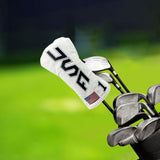 Maxbell Golf Club Cover Anti Scratch Equipment for Women Portable Protection L White Black Text