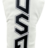 Maxbell Golf Club Cover Anti Scratch Equipment for Women Portable Protection L White Black Text