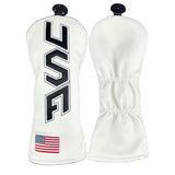 Maxbell Golf Club Cover Anti Scratch Equipment for Women Portable Protection M White Black Text