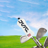 Maxbell Golf Club Cover Anti Scratch Equipment for Women Portable Protection M White Black Text