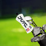 Maxbell Golf Club Cover Anti Scratch Equipment for Women Portable Protection S White Black Text