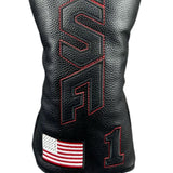 Maxbell Golf Club Cover Anti Scratch Equipment for Women Portable Protection L Black Black Text