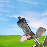 Maxbell Golf Club Cover Anti Scratch Equipment for Women Portable Protection S Black Black Text