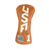 Maxbell Golf Club Cover Anti Scratch Equipment for Women Portable Protection L Khaki White Text