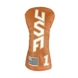 Maxbell Golf Club Cover Anti Scratch Equipment for Women Portable Protection L Khaki White Text