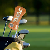 Maxbell Golf Club Cover Anti Scratch Equipment for Women Portable Protection L Khaki White Text