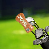 Maxbell Golf Club Cover Anti Scratch Equipment for Women Portable Protection L Khaki White Text