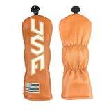 Maxbell Golf Club Cover Anti Scratch Equipment for Women Portable Protection M Khaki White Text