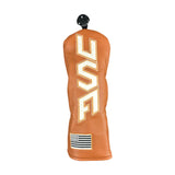 Maxbell Golf Club Cover Anti Scratch Equipment for Women Portable Protection M Khaki White Text