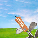 Maxbell Golf Club Cover Anti Scratch Equipment for Women Portable Protection M Khaki White Text