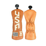 Maxbell Golf Club Cover Anti Scratch Equipment for Women Portable Protection S Khaki White Text