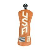 Maxbell Golf Club Cover Anti Scratch Equipment for Women Portable Protection S Khaki White Text