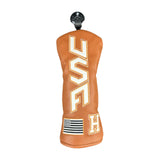 Maxbell Golf Club Cover Anti Scratch Equipment for Women Portable Protection S Khaki White Text