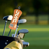 Maxbell Golf Club Cover Anti Scratch Equipment for Women Portable Protection S Khaki White Text