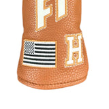 Maxbell Golf Club Cover Anti Scratch Equipment for Women Portable Protection S Khaki White Text