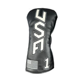 Maxbell Golf Club Cover Anti Scratch Equipment for Women Portable Protection L Black White Text